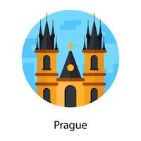 Praag, Tsjechië vector