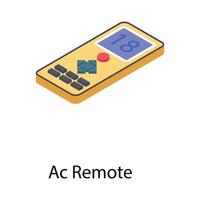 ac afstandsbediening vector