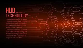 printcyber circuit toekomstige technologie concept achtergrond vector