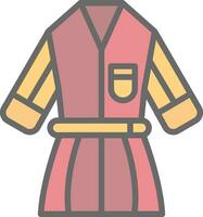 kimono vector icoon ontwerp