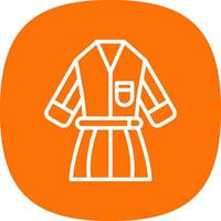 kimono vector icoon ontwerp