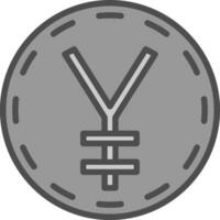 Japans yen vector icoon ontwerp