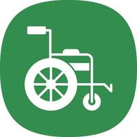rolstoel vector icoon ontwerp