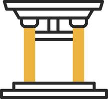 torii poort vector icoon ontwerp