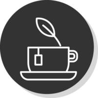 groen thee vector icoon ontwerp