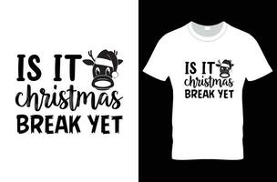 kerst t-shirt ontwerp vector