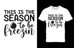 kerst t-shirt ontwerp vector