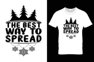 kerst t-shirt ontwerp vector