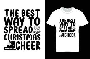 kerst t-shirt ontwerp vector