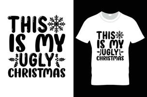 kerst t-shirt ontwerp vector