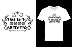 kerst t-shirt ontwerp vector