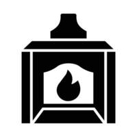 gas- oven vector glyph icoon voor persoonlijk en reclame gebruiken.