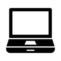 laptop vector glyph icoon voor persoonlijk en reclame gebruiken.