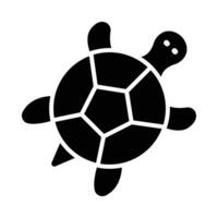 schildpad vector glyph icoon voor persoonlijk en reclame gebruiken.
