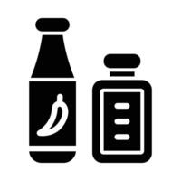 saus vector glyph icoon voor persoonlijk en reclame gebruiken.