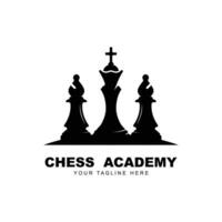 schaak logo vector icoon illustratie ontwerp