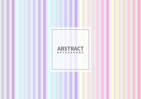 abstracte verticale geometrische pastel kleurenpatroon op witte achtergrond en textuur. vector