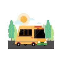 schoolbus vectorillustratie vector