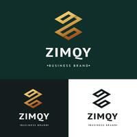 modern minimalistische luxe eerste brief logo vector