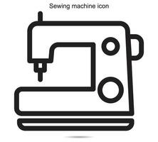 naaien machine icoon, vector illustratie