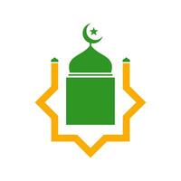 moskee logo element vector