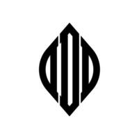 logo d kromme ruit uitgebreid monogram 3 brieven alfabet doopvont logo logotype borduurwerk vector