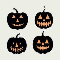 eng halloween pompoen. vector