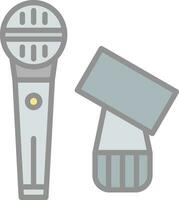 mic vector icoon ontwerp