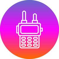 walkie talkie vector icoon ontwerp