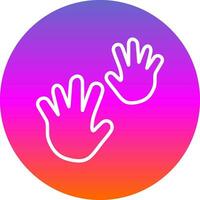 hand- vector icoon ontwerp