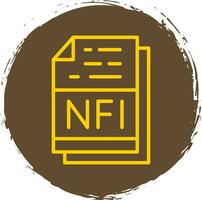 nfi vector icoon ontwerp