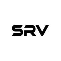 srv brief logo ontwerp, inspiratie voor een uniek identiteit. modern elegantie en creatief ontwerp. watermerk uw succes met de opvallend deze logo. vector