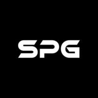 spg brief logo ontwerp, inspiratie voor een uniek identiteit. modern elegantie en creatief ontwerp. watermerk uw succes met de opvallend deze logo. vector