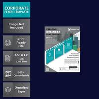 corporate flyer-sjabloon vector