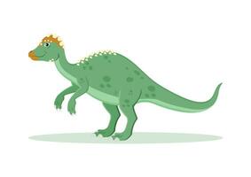 pachycephalosaurus dinosaurus tekenfilm karakter vector illustratie