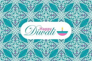 Indisch festival gelukkig diwali naadloos patroon achtergrond, diwali viering groet kaart, vector illustratie ontwerp.