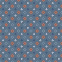 retro stijl blauw oranje meetkundig diamant patroon vector