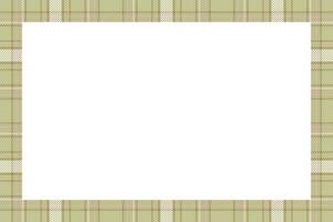 wijnoogst kader vector. Schots grens patroon retro stijl. Schotse ruit plaid ornament. vector