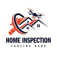 huis inspectie logo ontwerp vector voor makelaar bedrijf