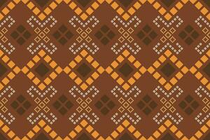 natuur jaargangen kruis steek traditioneel etnisch patroon paisley bloem ikat achtergrond abstract aztec Afrikaanse Indonesisch Indisch naadloos patroon voor kleding stof afdrukken kleding jurk tapijt gordijnen en sarong vector