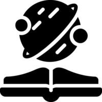 astronomie glyph icoon vector