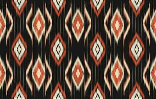 etnisch abstract ikat kunst. aztec ornament afdrukken. meetkundig etnisch patroon naadloos kleur oosters. ontwerp voor achtergrond ,gordijn, tapijt, behang, kleding, inpakken, batik, vector illustratie.