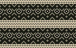 etnisch abstract ikat kunst. aztec ornament afdrukken. meetkundig etnisch patroon naadloos kleur oosters. ontwerp voor achtergrond ,gordijn, tapijt, behang, kleding, inpakken, batik, vector illustratie.