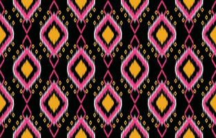 etnisch abstract ikat kunst. aztec ornament afdrukken. meetkundig etnisch patroon naadloos kleur oosters. ontwerp voor achtergrond ,gordijn, tapijt, behang, kleding, inpakken, batik, vector illustratie.