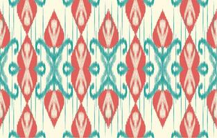 etnisch abstract ikat kunst. aztec ornament afdrukken. meetkundig etnisch patroon naadloos kleur oosters. ontwerp voor achtergrond ,gordijn, tapijt, behang, kleding, inpakken, batik, vector illustratie.