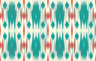 etnisch abstract ikat kunst. aztec ornament afdrukken. meetkundig etnisch patroon naadloos kleur oosters. ontwerp voor achtergrond ,gordijn, tapijt, behang, kleding, inpakken, batik, vector illustratie.