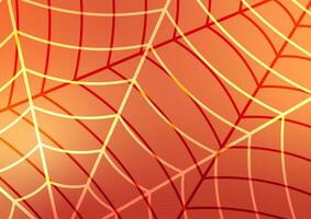 oranje web spin lijn abstract meetkundig verbinding netwerk achtergrond vector