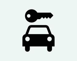 auto slot sleutel icoon veiligheid sleutels beveiligen verzekering veiligheid alarm slotenmaker zwart wit vorm vector clip art grafisch illustratie artwork teken symbool