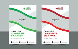 creatief zakelijke brochure. vector