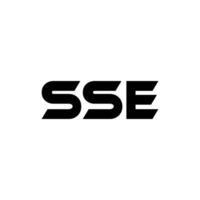 sse brief logo ontwerp, inspiratie voor een uniek identiteit. modern elegantie en creatief ontwerp. watermerk uw succes met de opvallend deze logo. vector